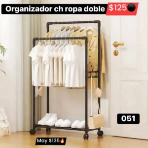 Organizador ch ropa doble