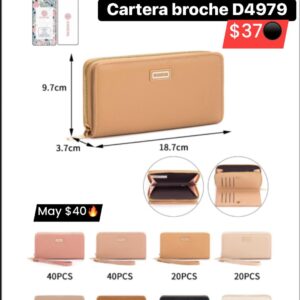 Cartera broche D4979