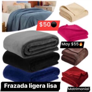 Frazada ligera lisa